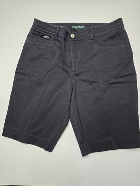Lauren Ralph Lauren Black Casual Knee-Length Shorts Size 10